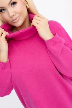 Damskie Włoski Sweter z golfem XENTI