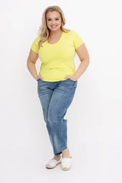 Damskie Włoski Spodnie jeansowe VEROMI