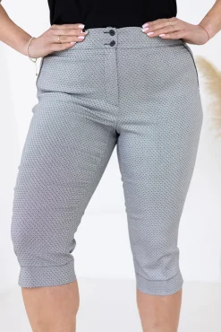 Damskie Polski Spodnie rybaczki CATELIA Wzór 2