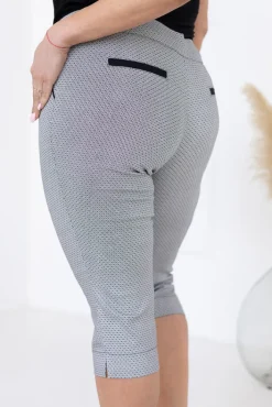 Damskie Polski Spodnie rybaczki CATELIA Wzór 2