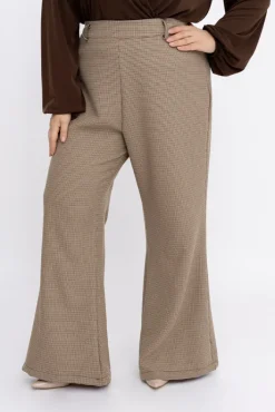 Damskie Włoski Spodnie w pepitkę RAGAZI
