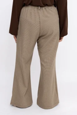 Damskie Włoski Spodnie w pepitkę RAGAZI