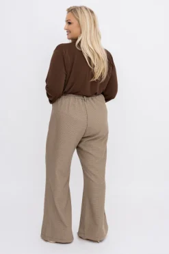 Damskie Włoski Spodnie w pepitkę RAGAZI