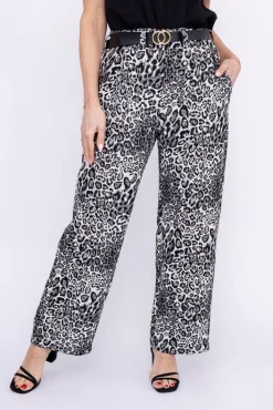 Damskie Polski Spodnie z paskiem ENGELIO Wzór 2