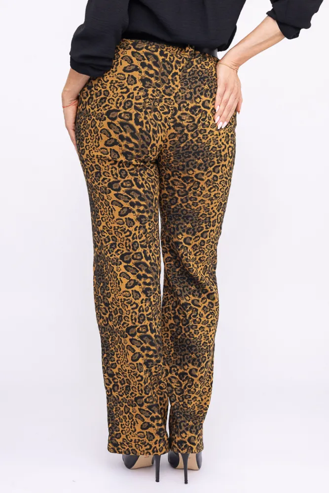 Damskie Polski Spodnie z paskiem ENGELIO Wzór 1