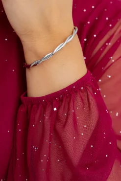 Srebrna Bransoletka ze stali chirurgicznej FIXIO