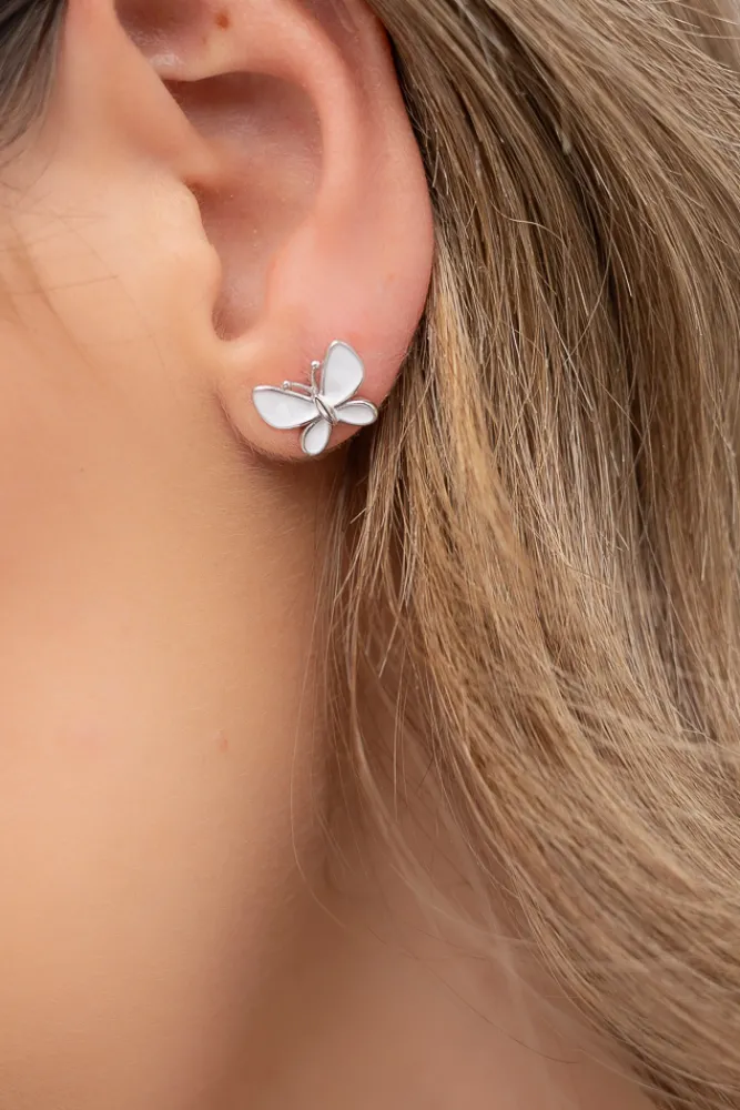 Srebrne Kolczyki ze srebra BUTERIO