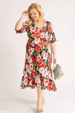 Polski Sukienka AMOROSA Wzór 5