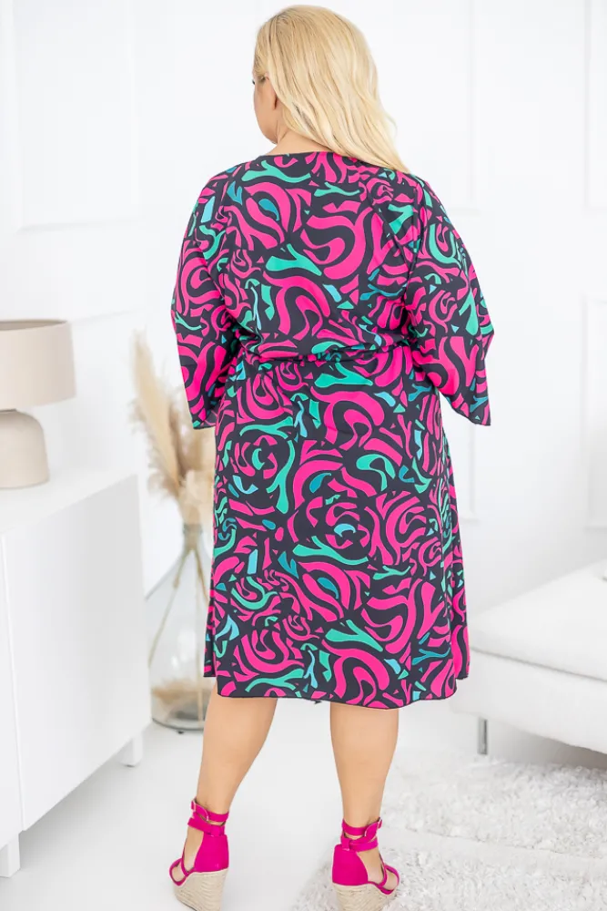 Polski Sukienka asymetryczna DARLIN Wzór 2