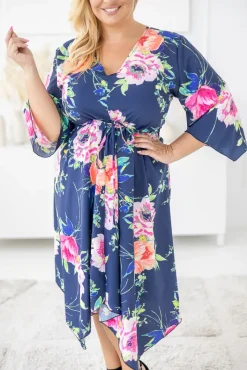 Polski Sukienka asymetryczna DARLIN Wzór 1