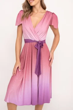 Polski Sukienka brokatowa VERVENO Wzór 3