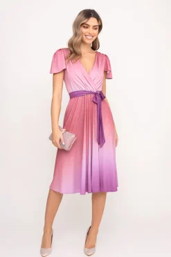 Polski Sukienka brokatowa VERVENO Wzór 3