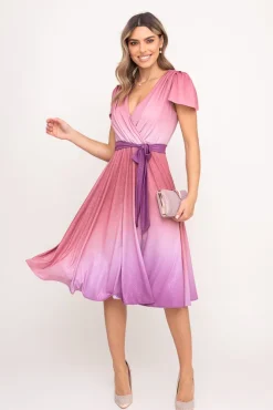 Polski Sukienka brokatowa VERVENO Wzór 3