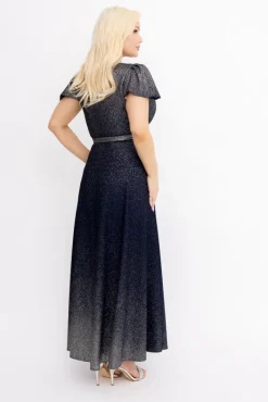 Polski Sukienka błyszcząca FAZARI Wzór 1