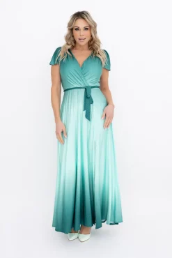 Polski Sukienka błyszcząca VAYANA Wzór 1