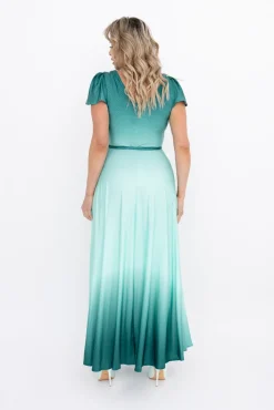 Polski Sukienka błyszcząca VAYANA Wzór 1