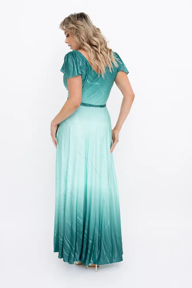 Polski Sukienka błyszcząca VAYANA Wzór 2