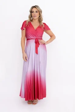 Polski Sukienka błyszcząca VAYANA Wzór 3