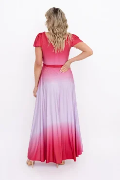 Polski Sukienka błyszcząca VAYANA Wzór 3