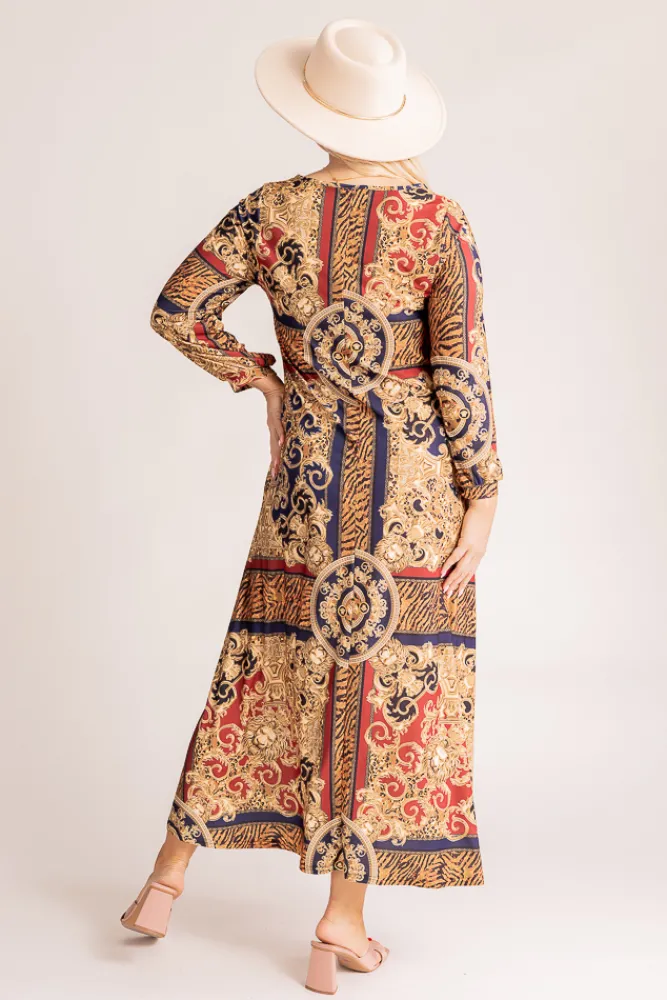 Polski Sukienka ENGLI Wzór 1