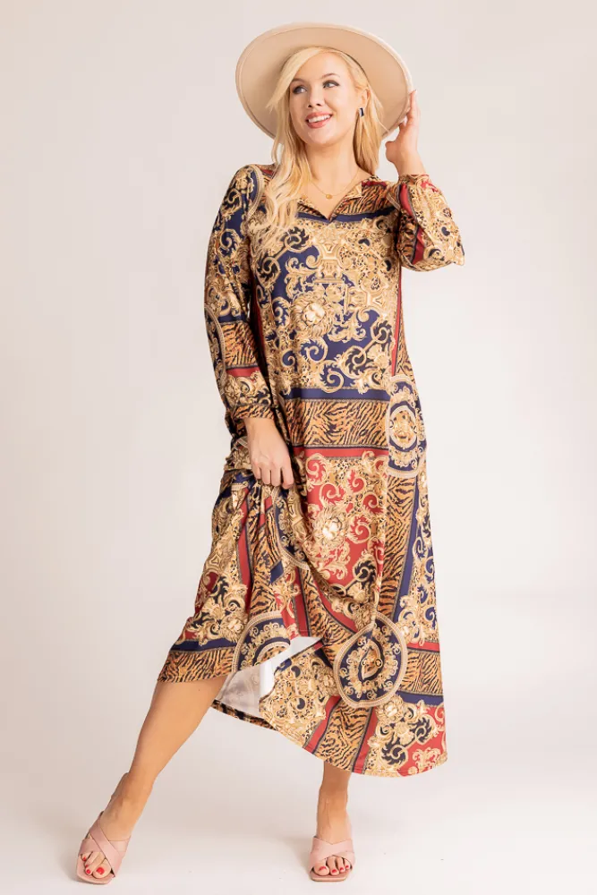 Polski Sukienka ENGLI Wzór 1