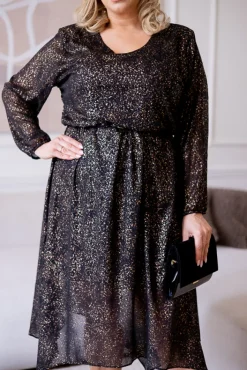 Polski Sukienka HEXIL asymetryczna Wzór 2