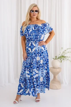 Włoski Sukienka hiszpanka DERMENA Wzór 14