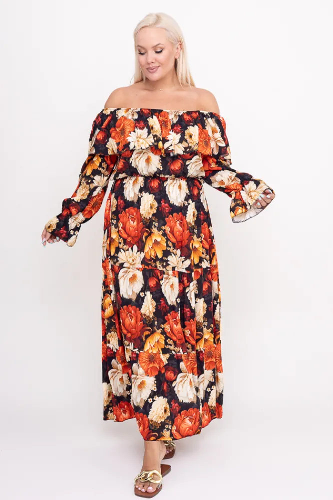 Włoski Sukienka hiszpanka SARMIN Wzór 4