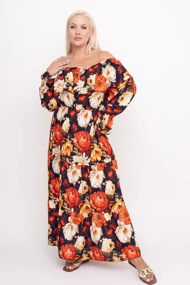 Włoski Sukienka hiszpanka SARMIN Wzór 4