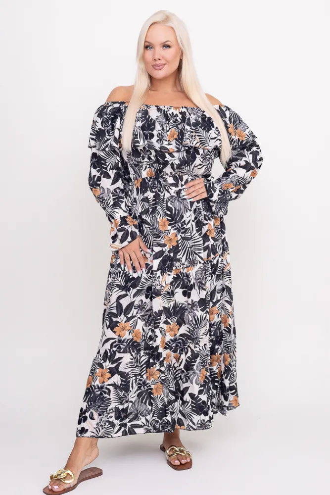 Włoski Sukienka hiszpanka SARMIN Wzór 5