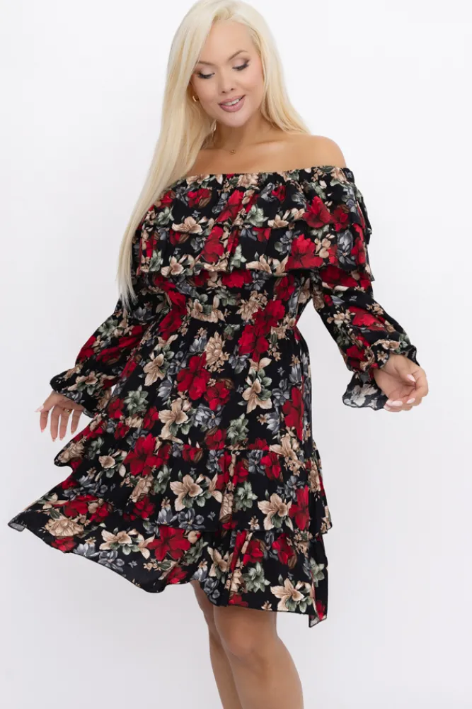 Włoski Sukienka hiszpanka SUMARI Wzór 4