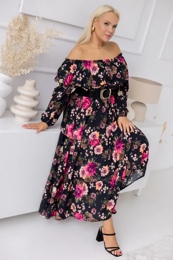 Włoski Sukienka hiszpanka VERTENI Wzór 2