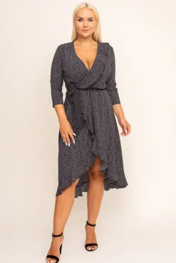 Polski Sukienka IGA Plus Size Wzór 8