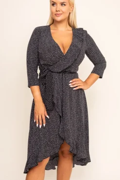 Polski Sukienka IGA Plus Size Wzór 8