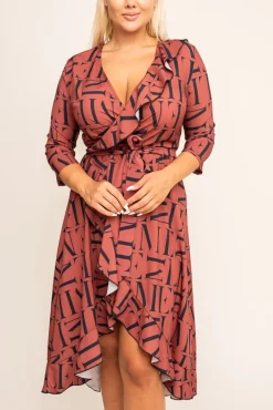 Polski Sukienka IGA Plus Size Wzór 12