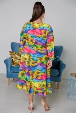 Polski Sukienka IGA Plus Size Wzór 1