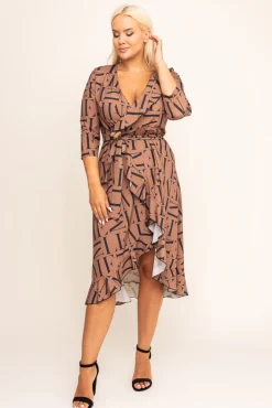 Polski Sukienka IGA Plus Size Wzór 14