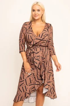 Polski Sukienka IGA Plus Size Wzór 14