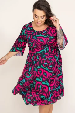 Polski Sukienka KALIA wzór 6