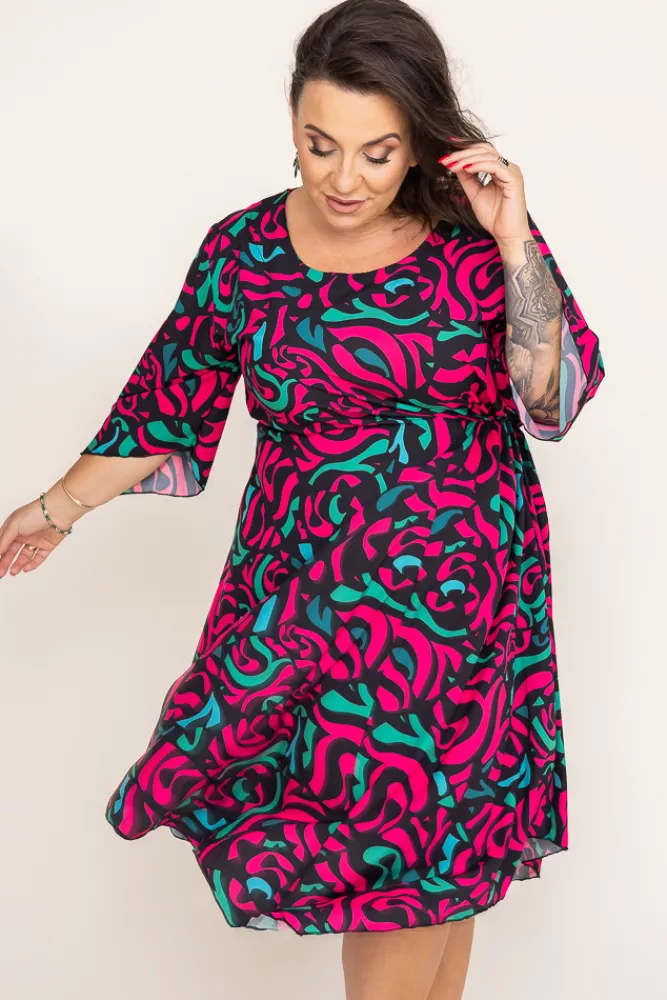 Polski Sukienka KALIA wzór 6