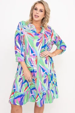 Polski Sukienka KORTIGO Wzór 10