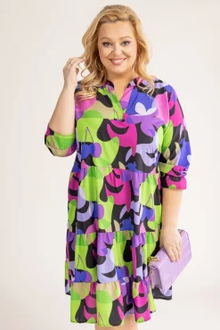 Polski Sukienka KORTIGO Wzór 5