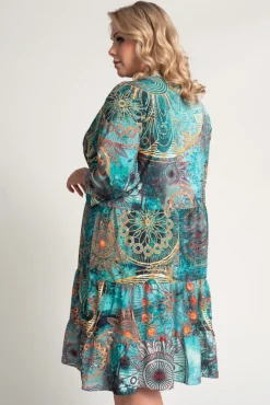 Polski Sukienka KORTIGO Wzór 1