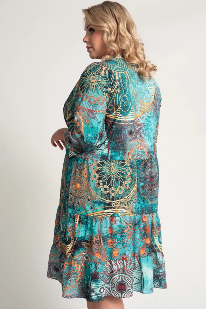 Polski Sukienka KORTIGO Wzór 1