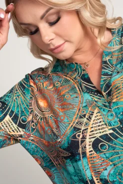 Polski Sukienka KORTIGO Wzór 1