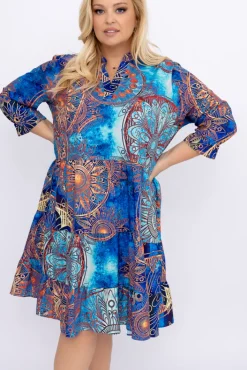 Polski Sukienka KORTIGO Wzór 13