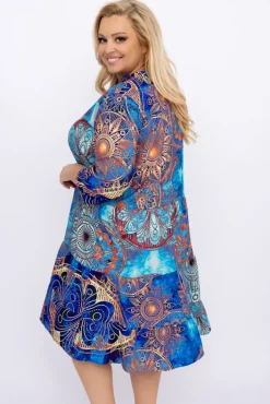 Polski Sukienka KORTIGO Wzór 13