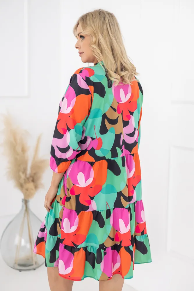 Polski Sukienka KORTIGO Wzór 9