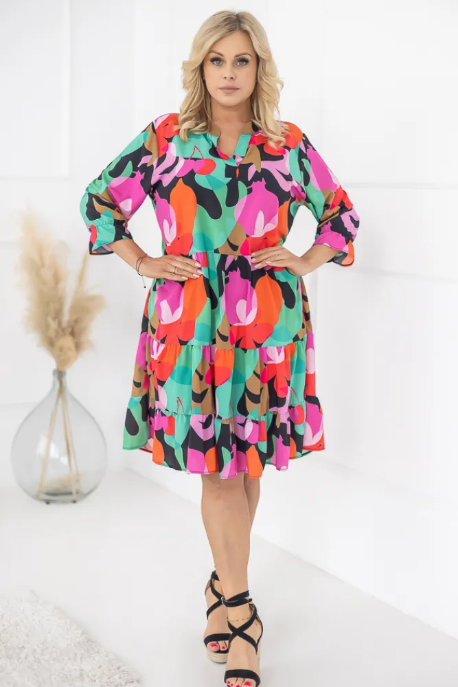 Polski Sukienka KORTIGO Wzór 9