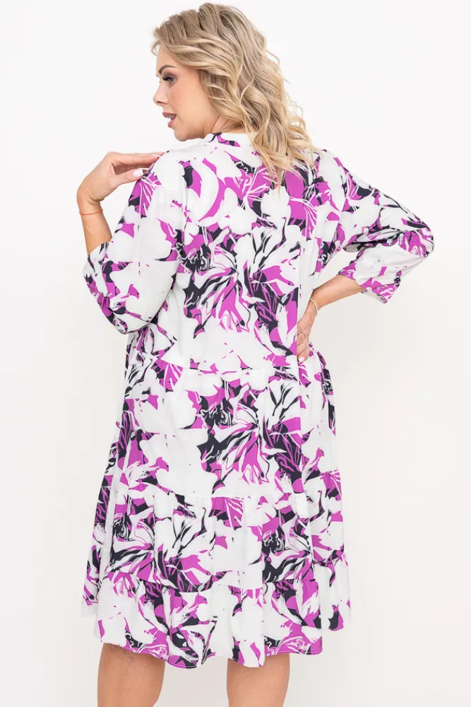 Polski Sukienka KORTIGO Wzór 12